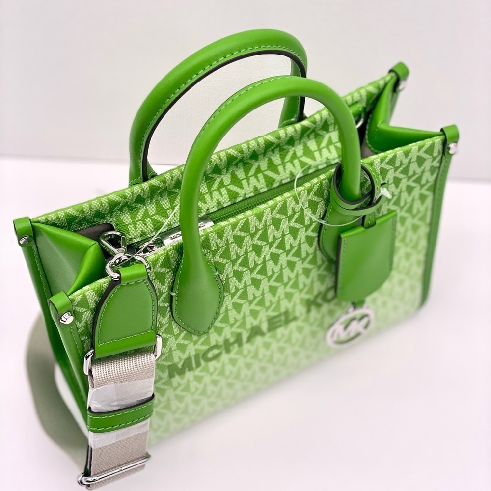 Michael Kors Mirella Small Ombré Signature Logo Crossbody Bag - Picture 11 of 12